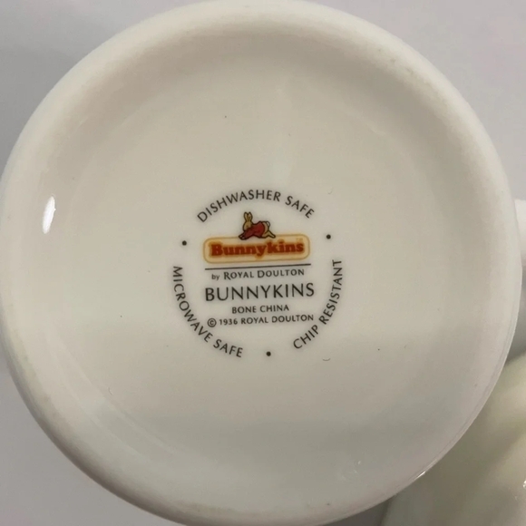 Royal Doulton “Bunnykins” Bone China 2pc Set - Picture 3 of 6